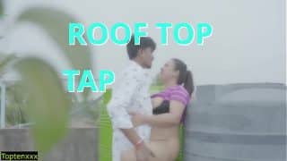 Hindi real Hot Sex at roof! Plz Don’t Cum Inside pussy